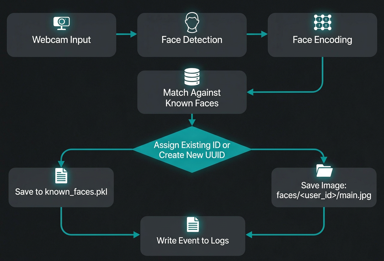 Real-time recognition flow